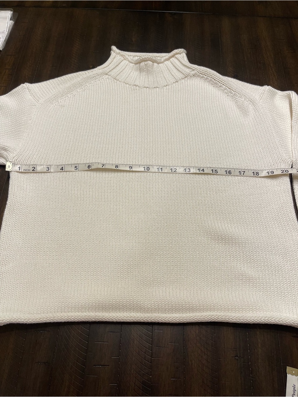 J. Crew Roll Neck Cream Oversized Sweater NWT XXS CX415 $98 - Picture 3 of 8